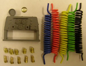 KFS 1/24 泛用管線固定架 含管路與連接頭 (TQ